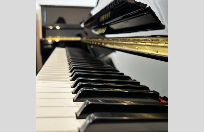 Yamaha Gloss Mahogany B1 Upright Piano with SG1 Silent System, Used - All Inclusive Premium Package (SN:J27191799) - Image 9